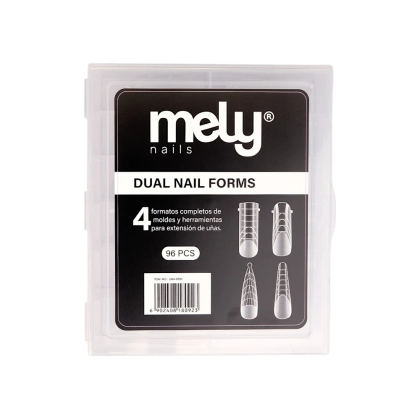 SET DE CAPSULAS MATTE DUAL FORMA POLYGEL X96PCS MELY LKM-0920