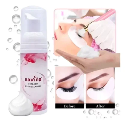 SHAMPOO NAVINA ESPUMA DE LIMPIEZA P/PESTAÑAS SM-703