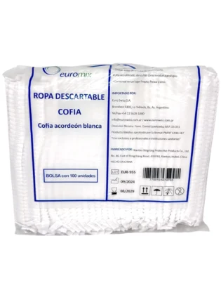 COFIA BLANCA DESCARTABLE PACK 100U
