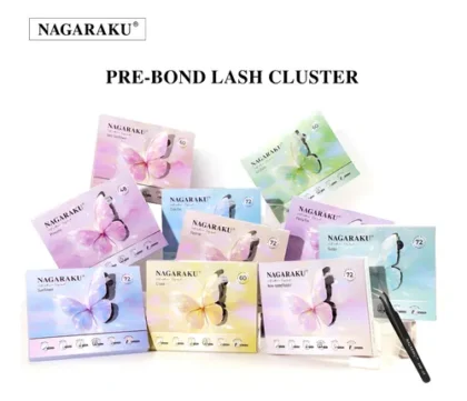 KIT PESTAÑAS AUTOADHESIVAS + PINZA NAGARAKU