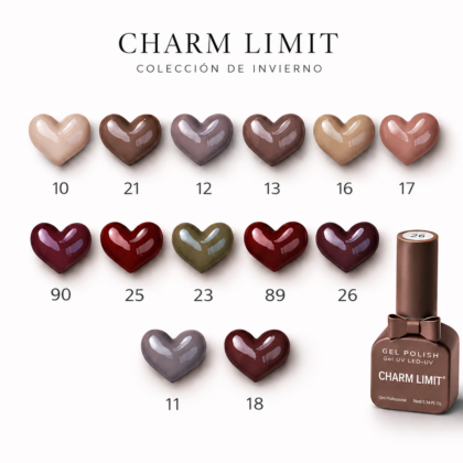 ESMALTE LED/UV CHARM LIMIT MOÑO INVIERNO