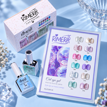 ESMALTE RIMERA 15 PRISMA ESTERO OJO DE GATO DESTELLOS NACAR 10ML RQ-ES04-04/04047