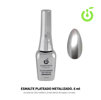 ESMALTE SEMI PLATEADO METALIZADO MIRROR CHERIMOYA CH015