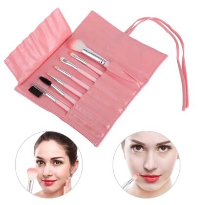 SET DE 7 BROCHA CON ESTUCHE DE CUERO
