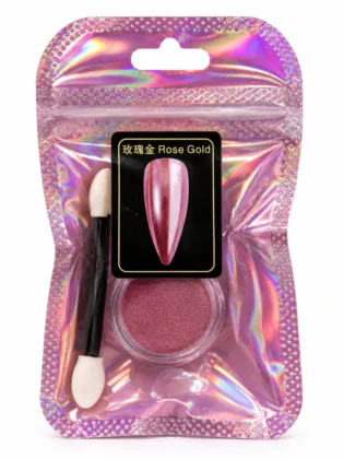 POLVO PARA UÑAS ROSA GOLD PKY B015-24